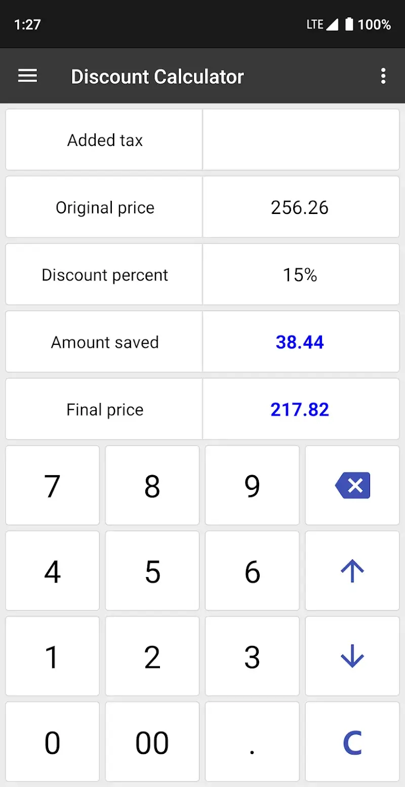 ClevCalc - Calculator screenshot 1