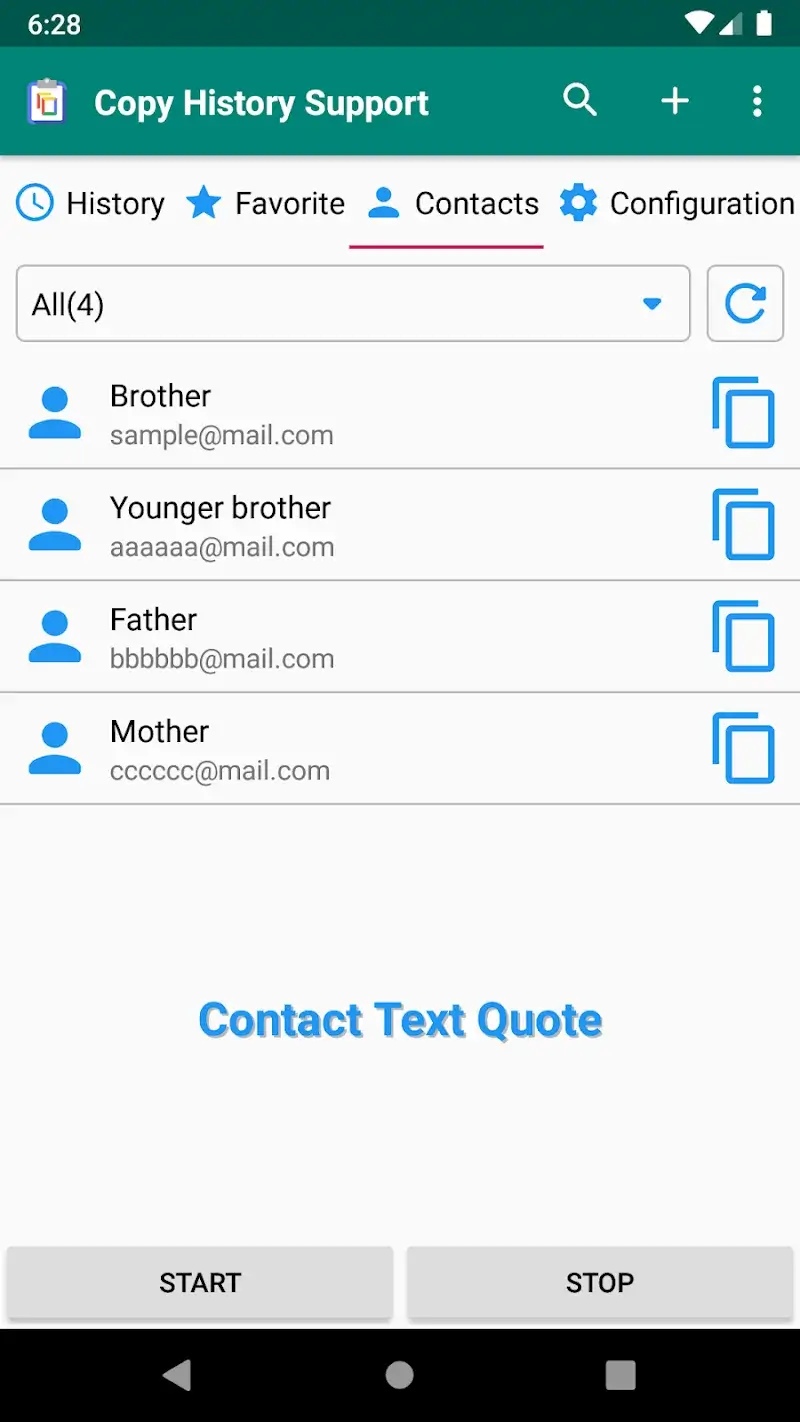 Clipboard Manager screenshot 1