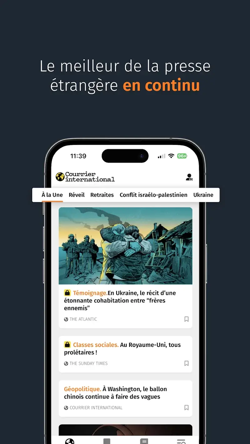 Courrier international screenshot 1