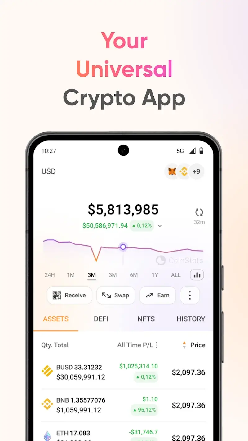 Crypto Tracker – Coin Stats screenshot 1