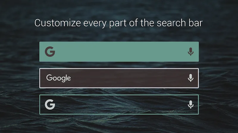 Custom Search Bar Widget CSBW screenshot 1