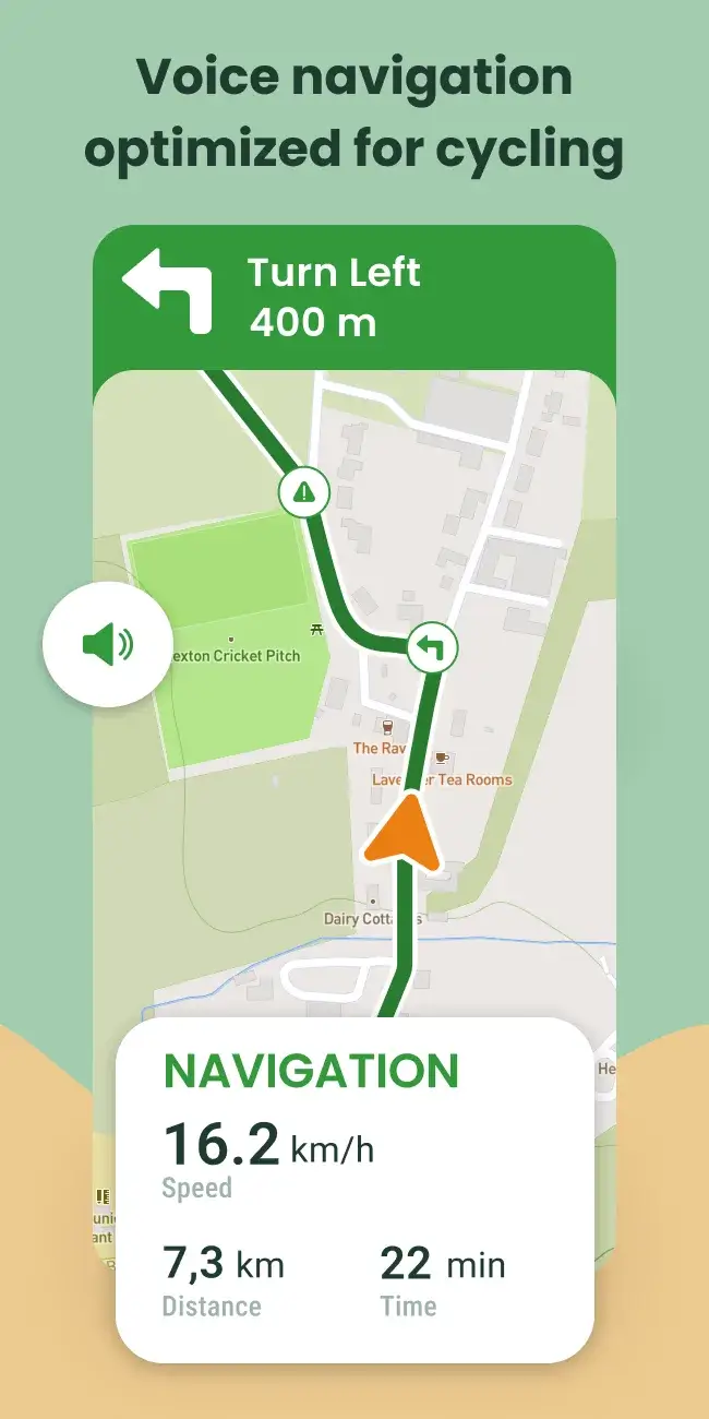 Cyclers: Bike Navigation & Map screenshot 1