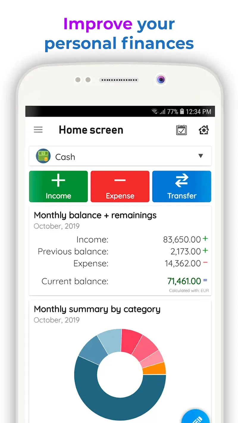 Daily Expenses 3 screenshot 1
