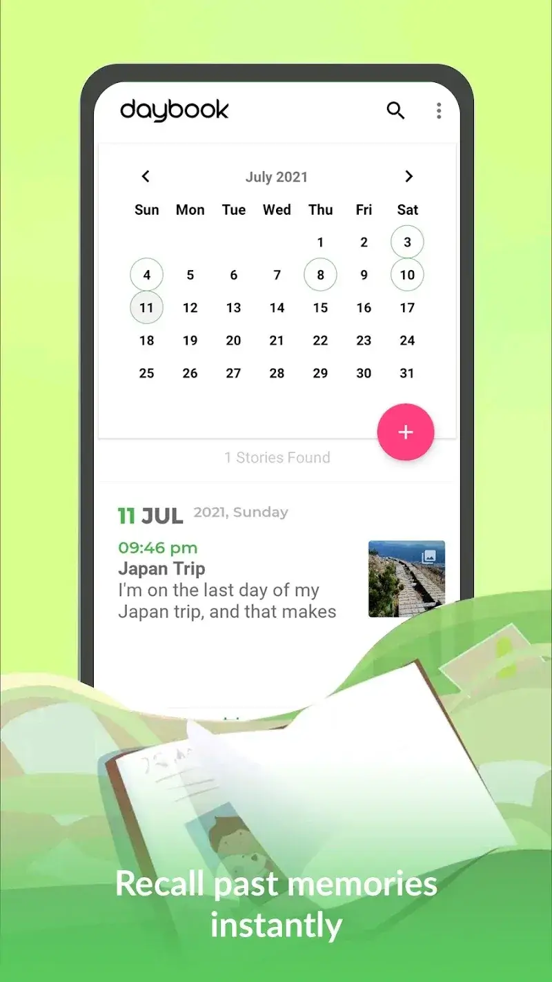 Daybook - Diary, Journal, Note screenshot 1