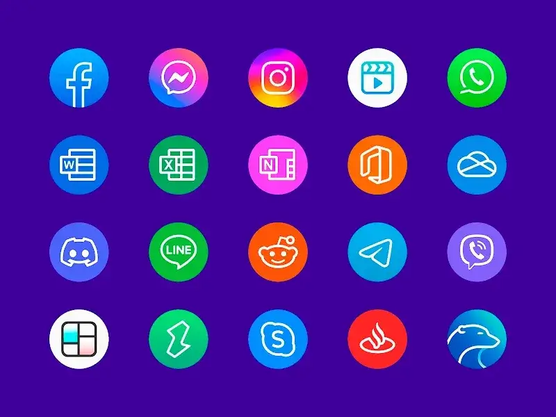 Delux - Icon pack (Round) screenshot 1