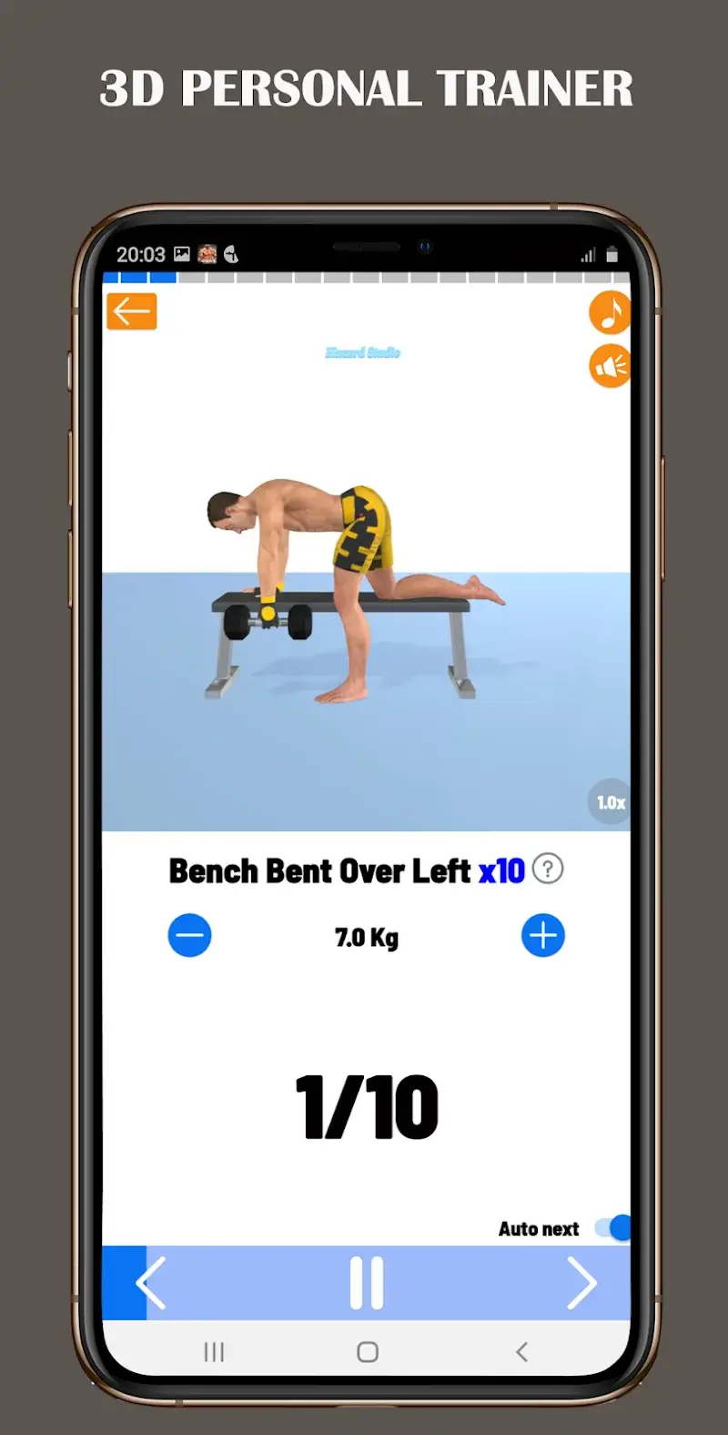 Dumbbell Home - Gym Workout screenshot 1