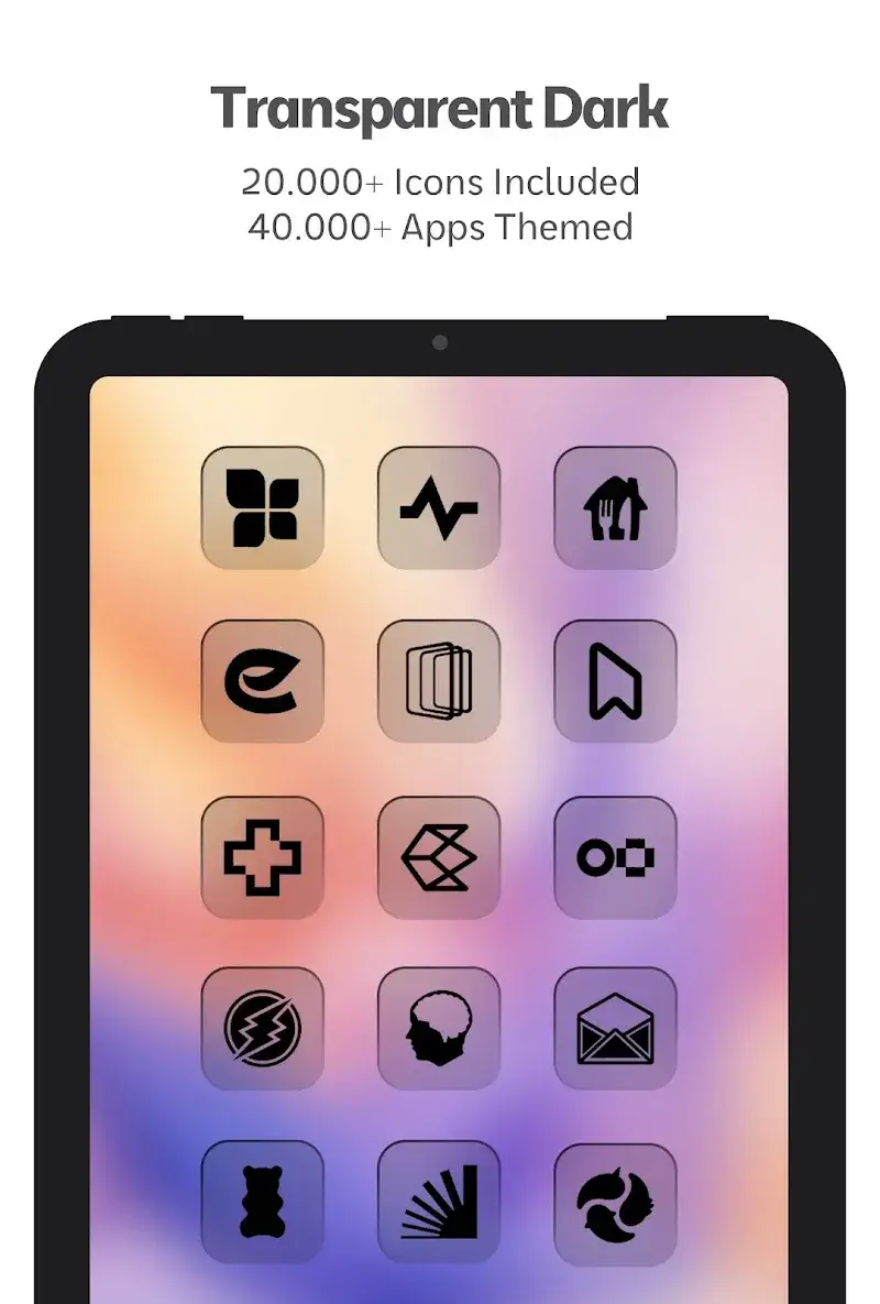 Eclipse Transparent Icon Pack screenshot 1