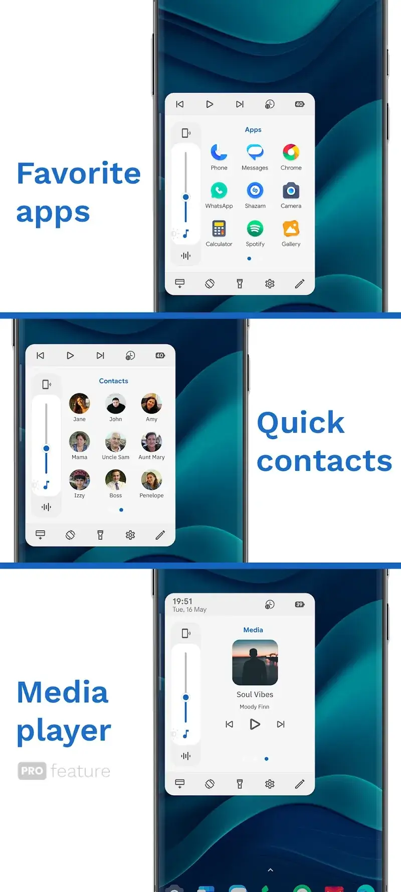 Edge Card Launcher: Side Panel screenshot 1