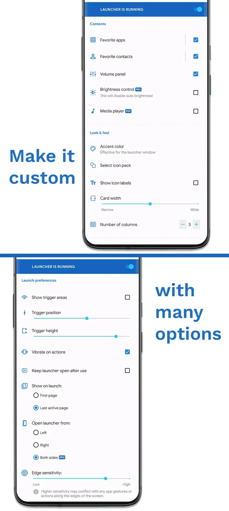 Edge Card Launcher: Side Panel screenshot 1