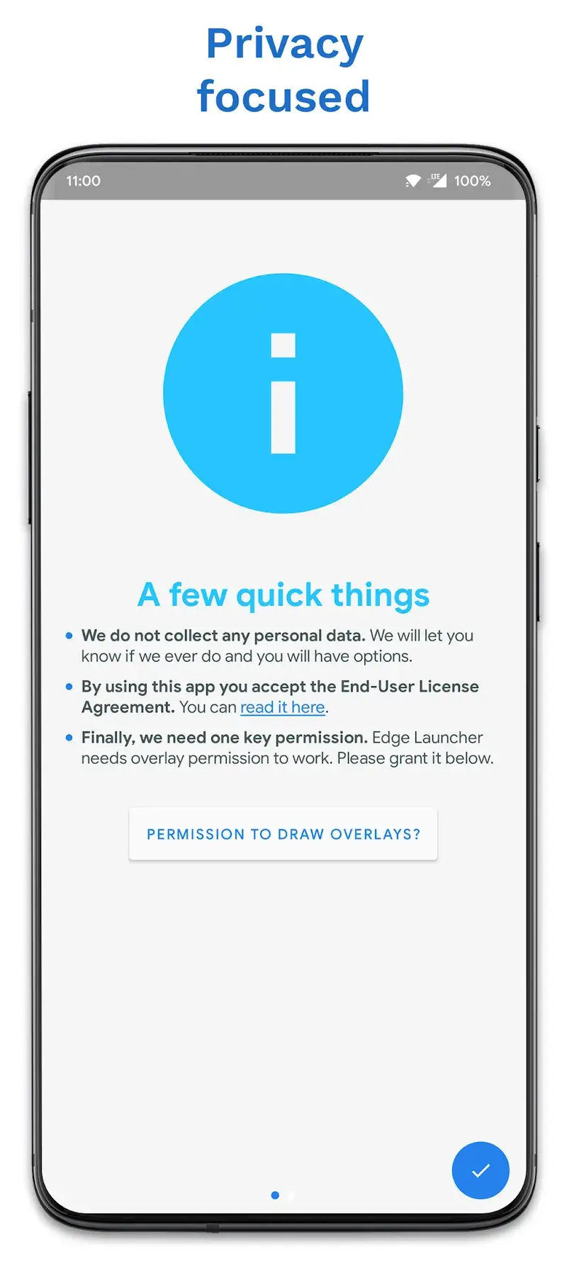 Edge Card Launcher: Side Panel screenshot 1