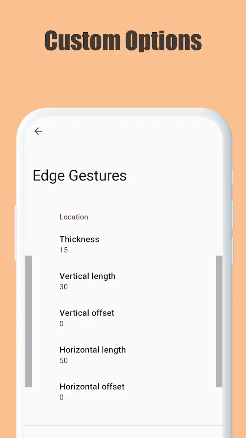 Edge Gestures screenshot 1
