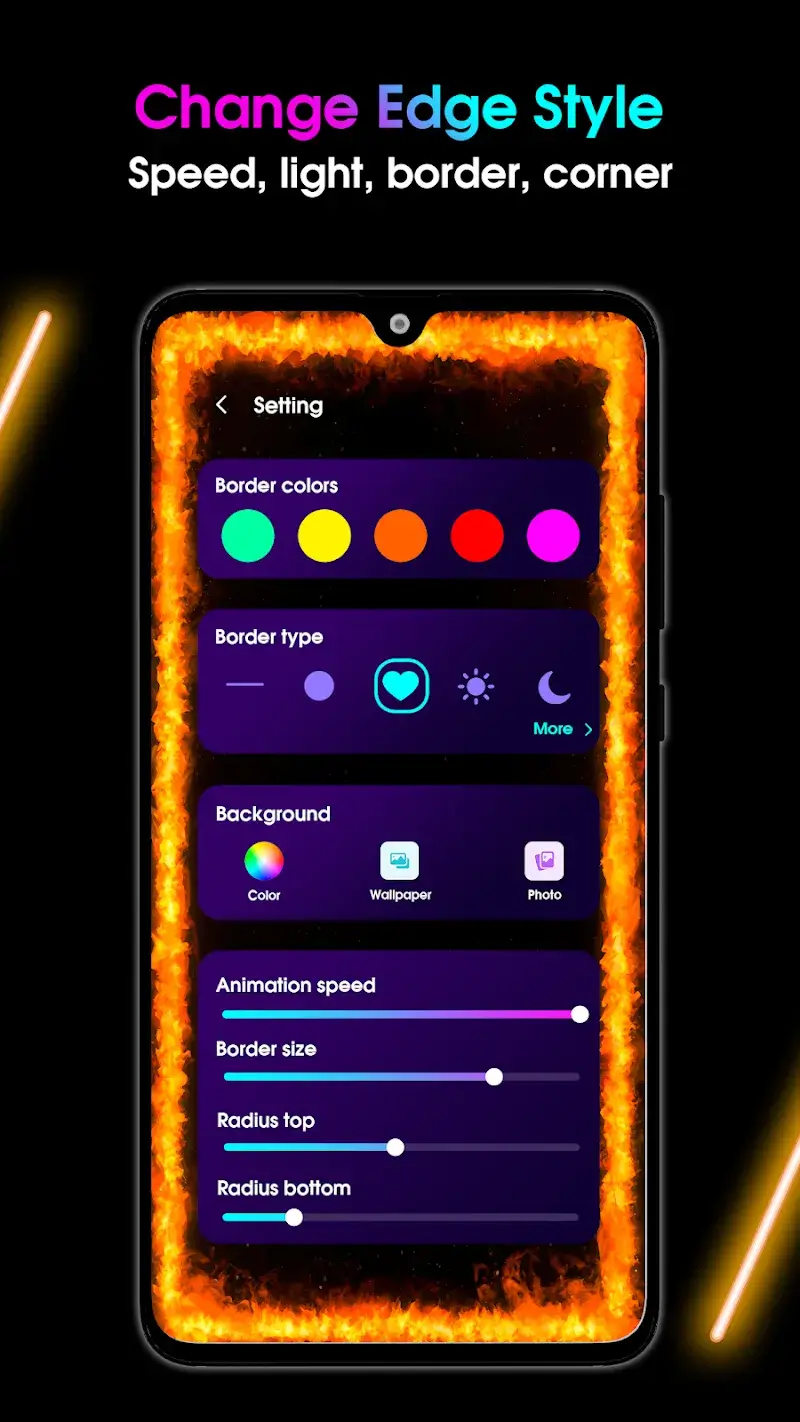 Edge Lighting: LED Borderlight screenshot 1