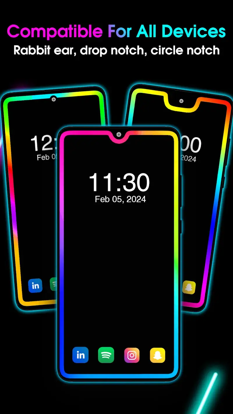 Edge Lighting: LED Borderlight screenshot 1