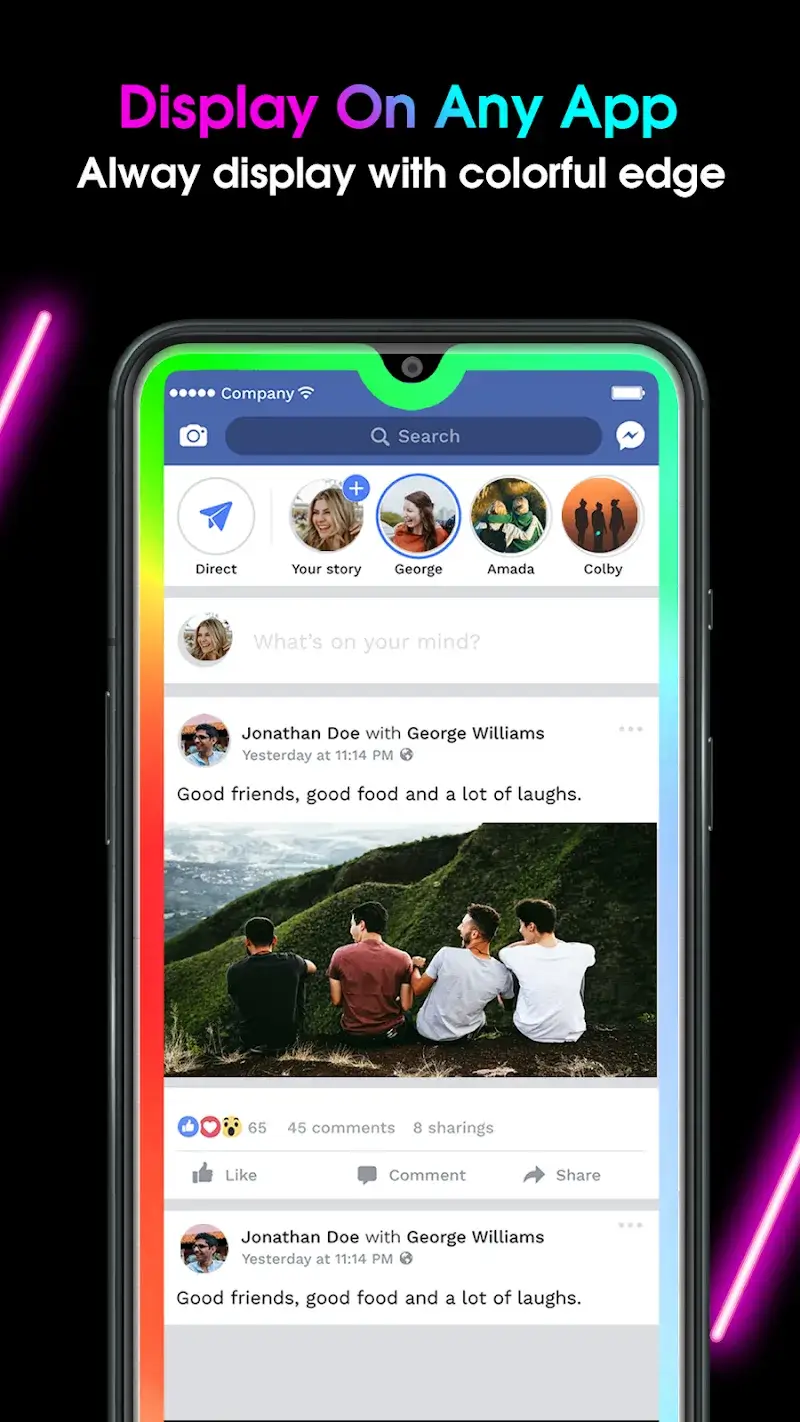 Edge Lighting: LED Borderlight screenshot 1