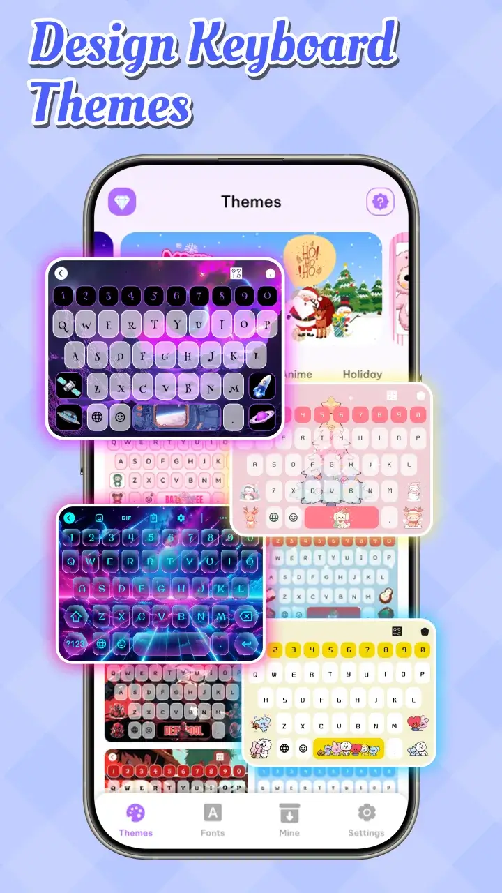 Emoji Font Keyboard & Themes (Fonts Keyboard) screenshot 1