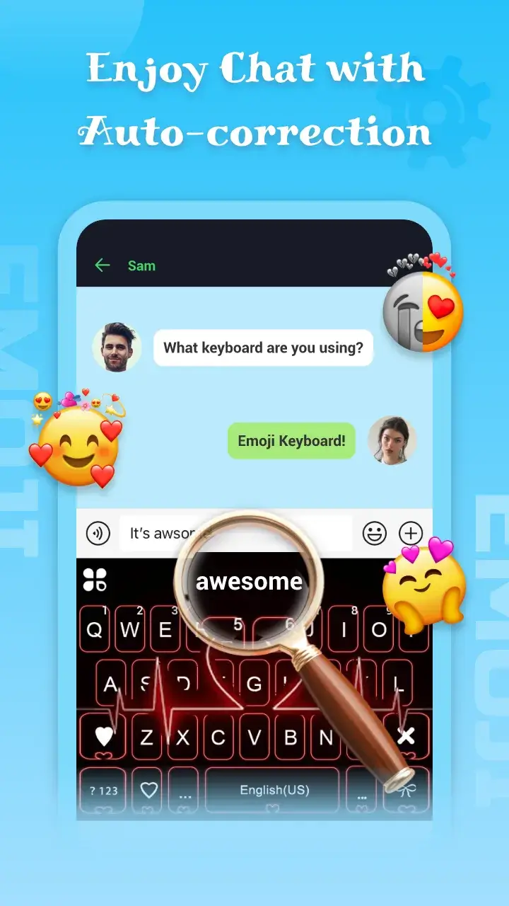Emoji keyboard screenshot 1
