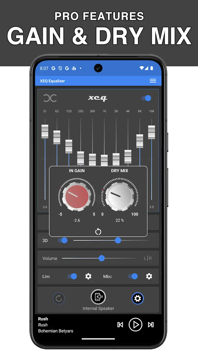Equalizer XEQ screenshot 1