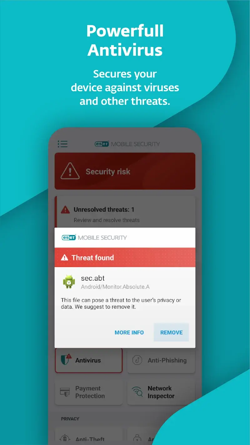 ESET Mobile Security Antivirus screenshot 1