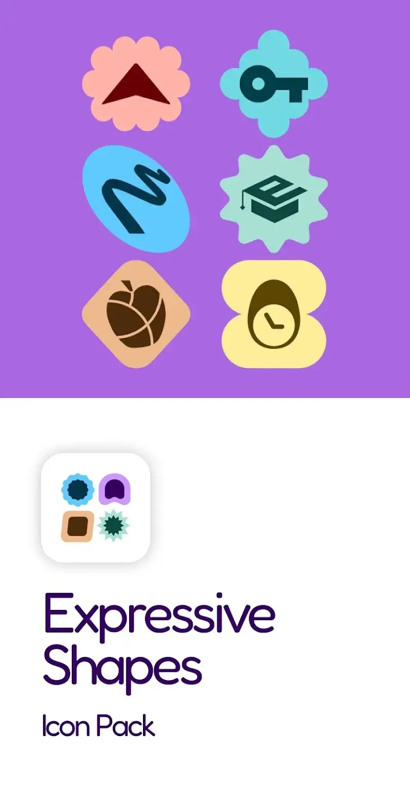 Expressive Shapes Icon Pack screenshot 1