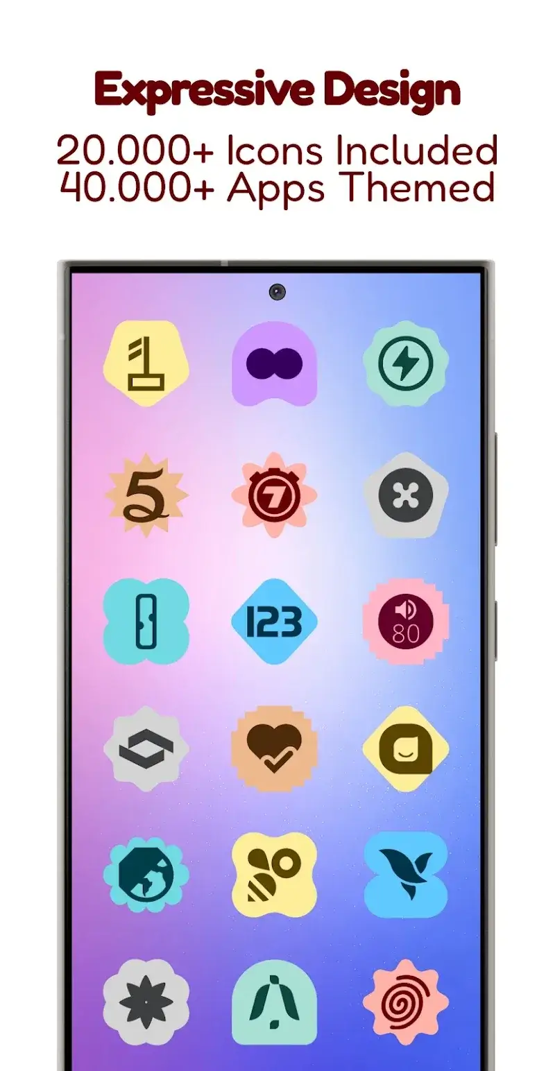 Expressive Shapes Icon Pack screenshot 1