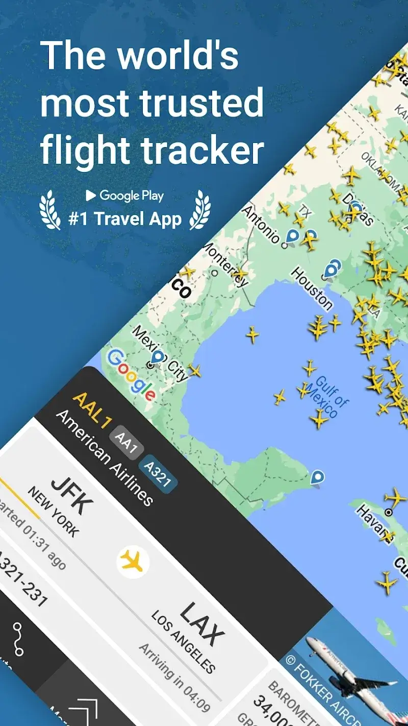 Flightradar24 Flight Tracker screenshot 1