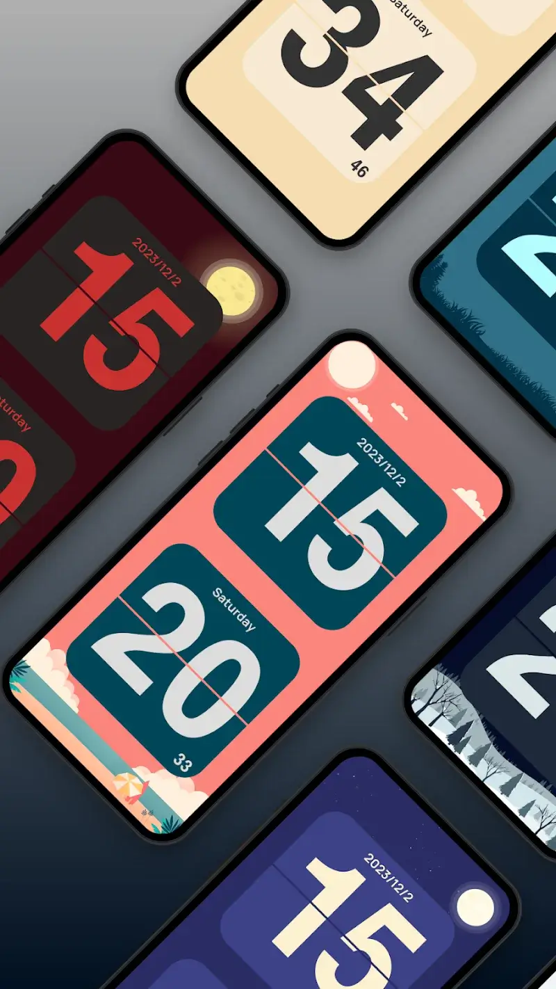 Flip Clock: World Clock screenshot 1