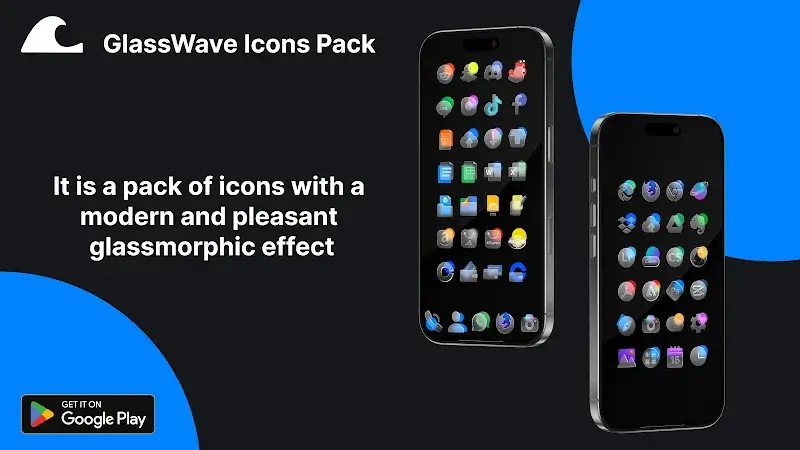 GlassWave Icons Pack screenshot 1