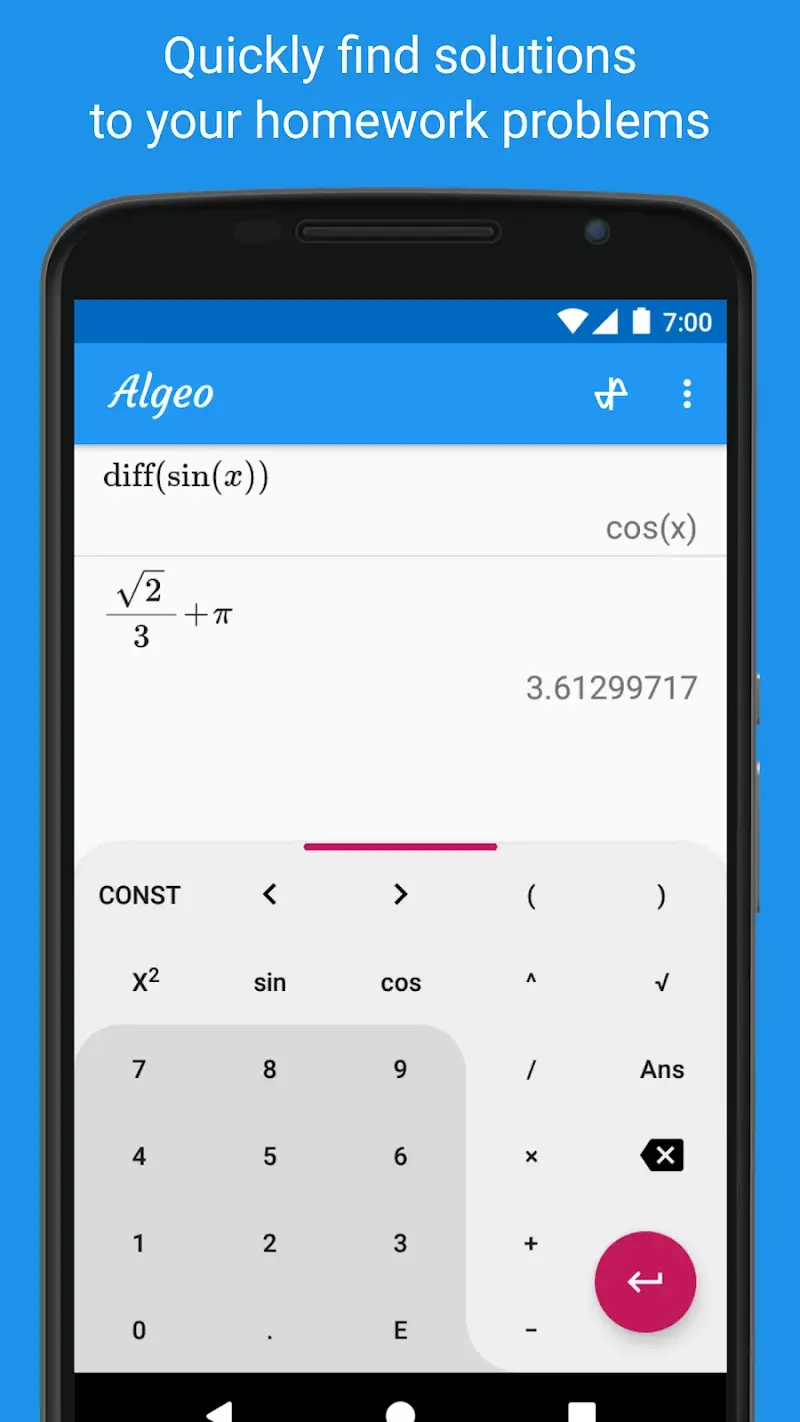 Graphing Calculator - Algeo screenshot 1