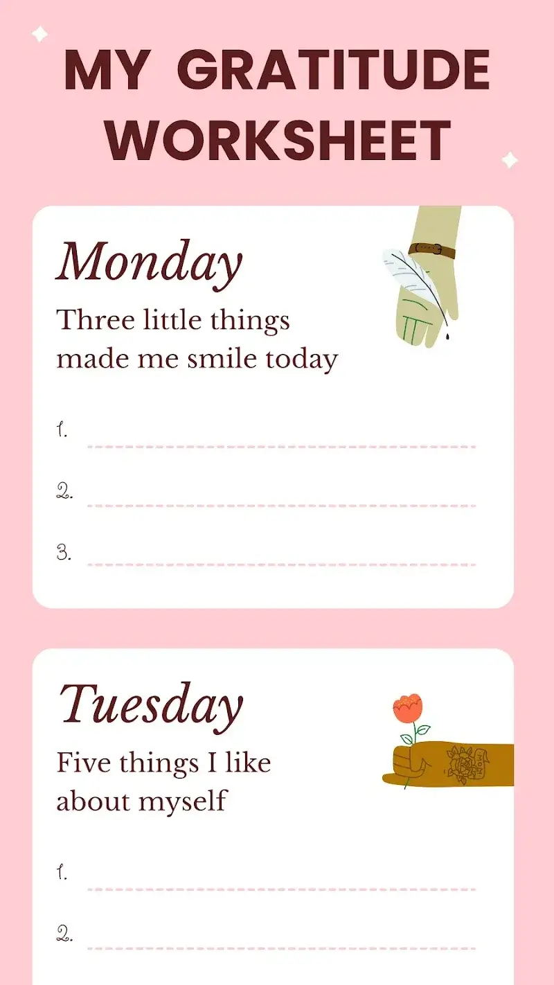 Gratitude: Daily Journal screenshot 1