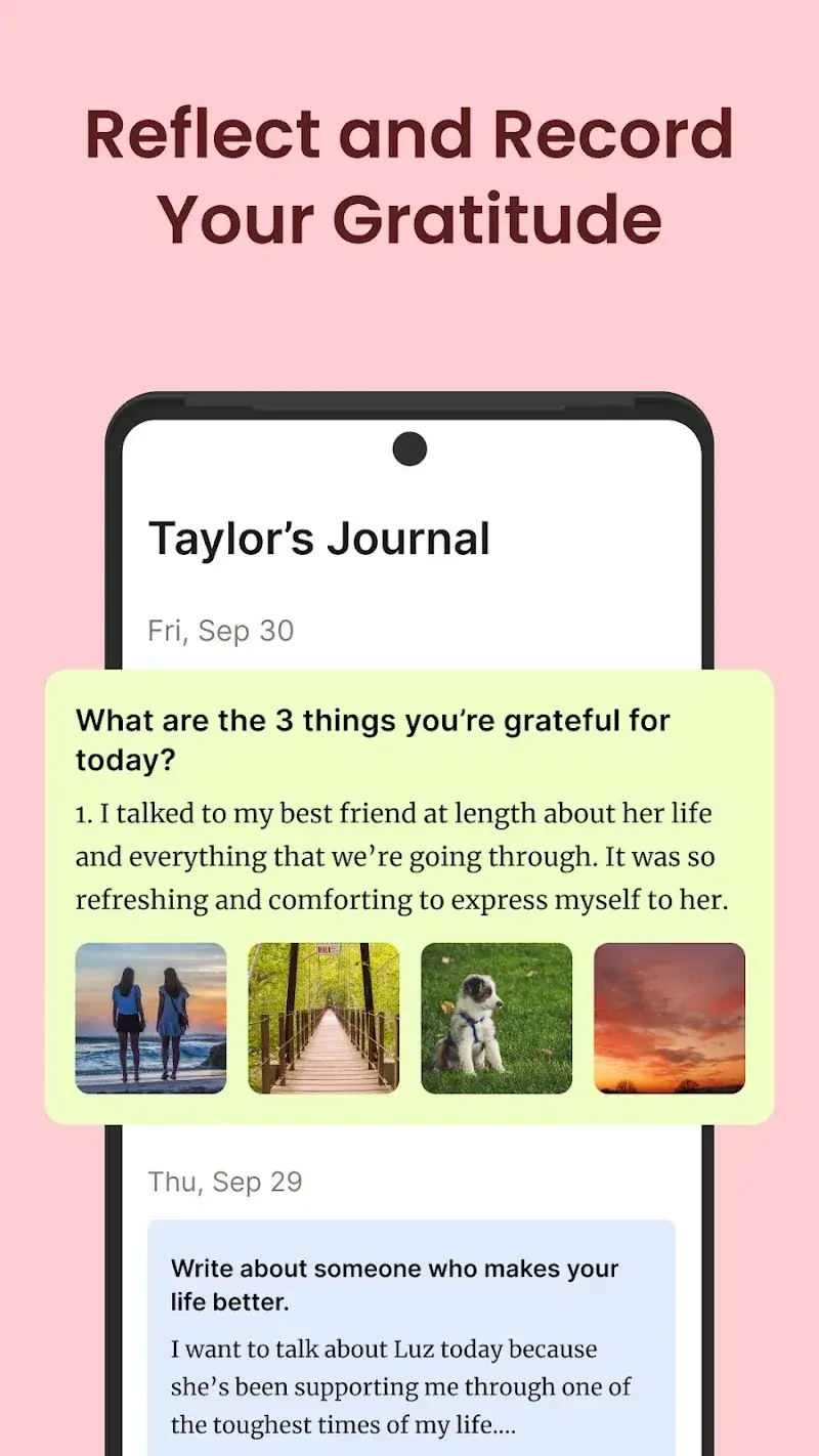 Gratitude: Daily Journal screenshot 1