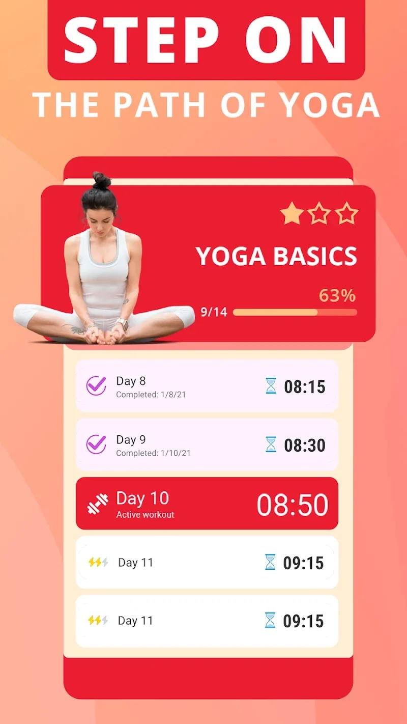 Hatha yoga for beginners screenshot 1