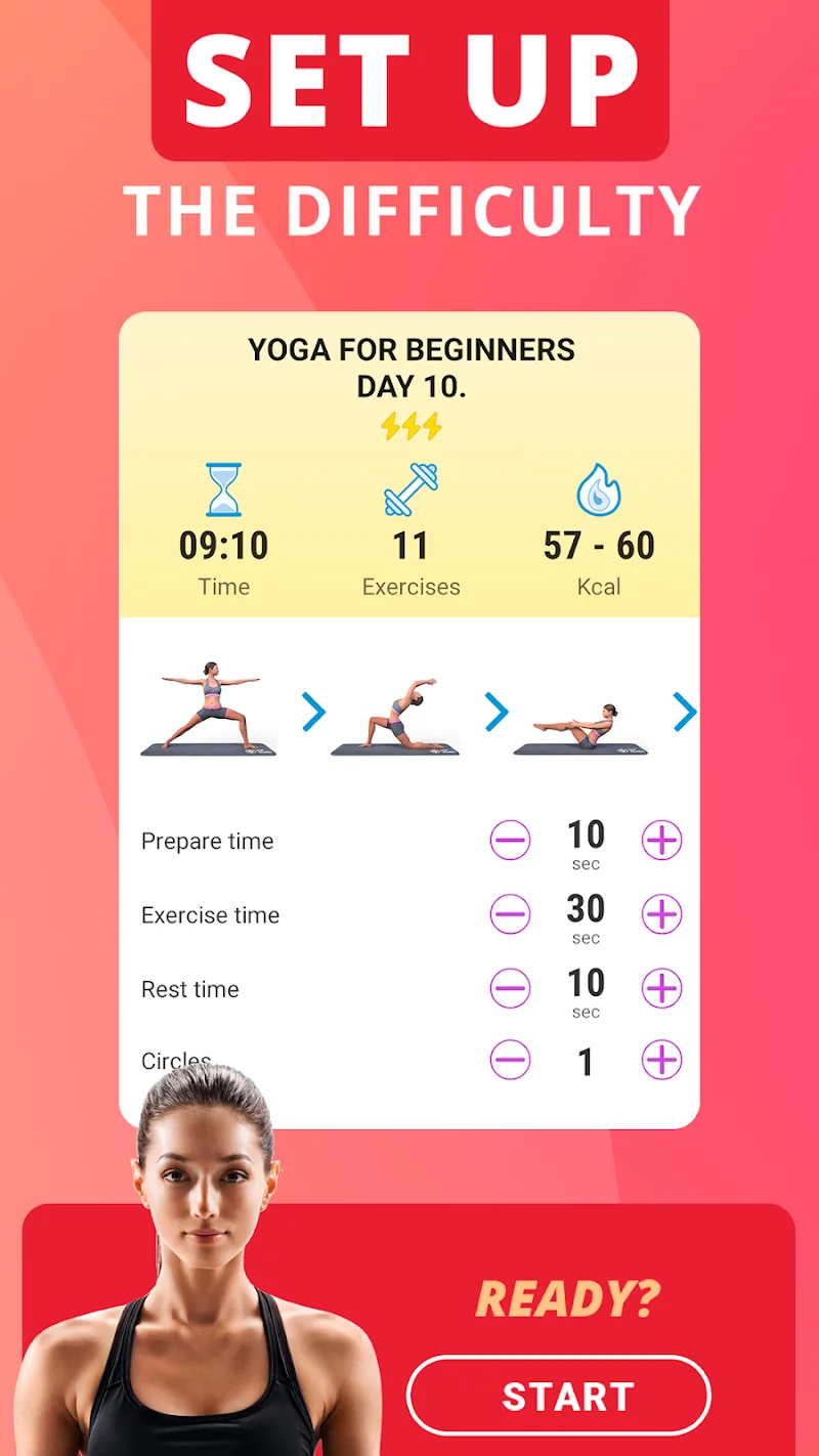 Hatha yoga for beginners screenshot 1