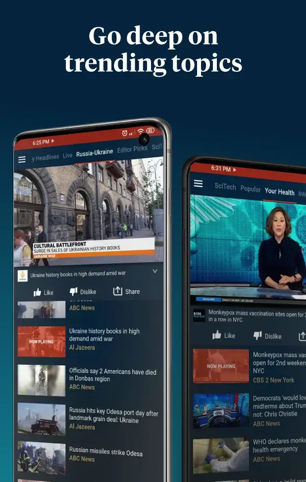 Haystack News screenshot 1