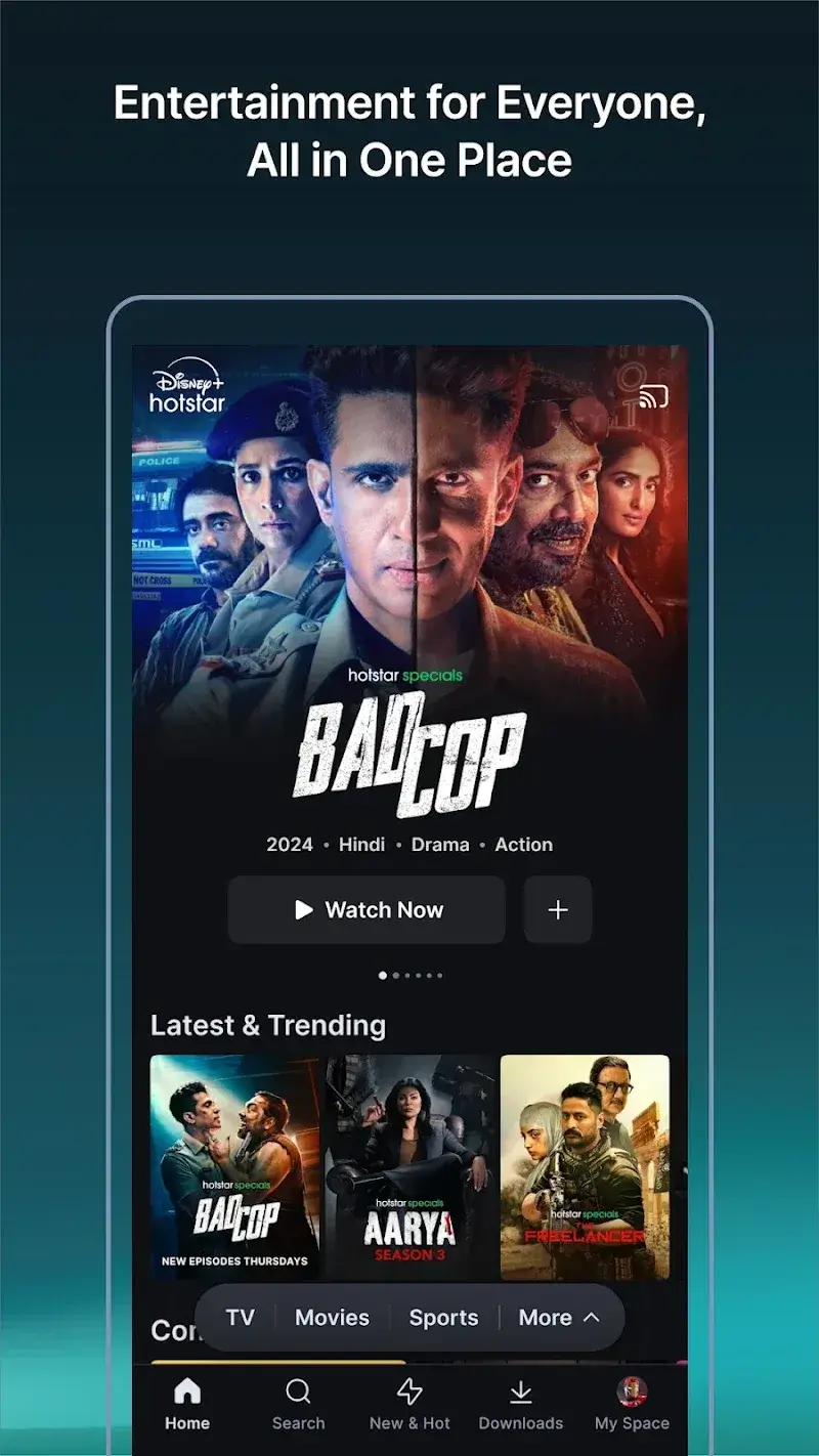 Hotstar (JioHotstar) screenshot 1