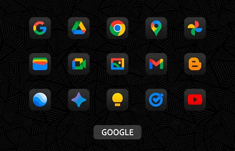 iDarkOS 18 - Icon Pack screenshot 1