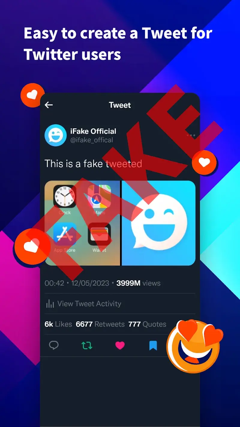 iFake: Fake Chat Messages screenshot 1