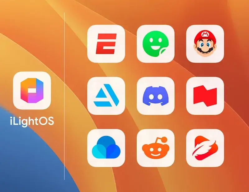 iLightOS 18 - Icon Pack screenshot 1