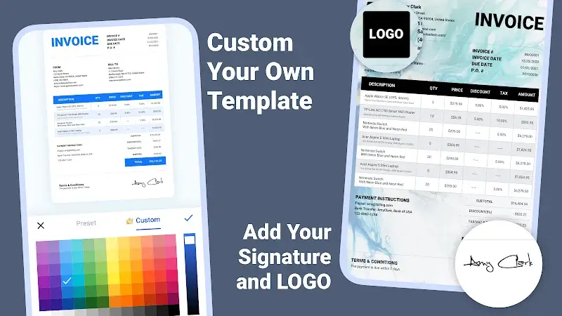 Invoice Maker, Invoices Manage screenshot 1