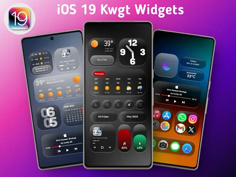 iOS 19 Kwgt screenshot 1