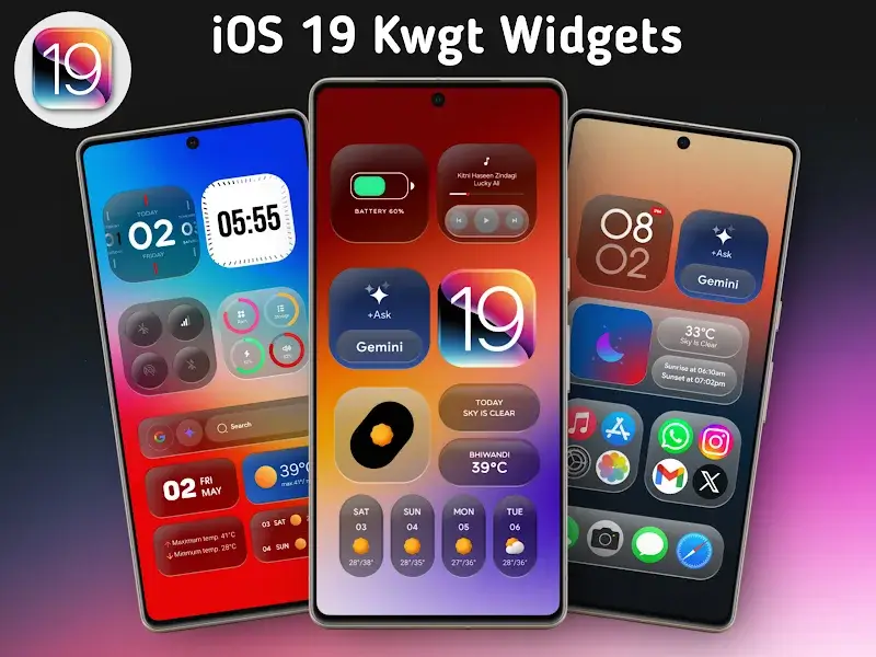 iOS 19 Kwgt screenshot 1