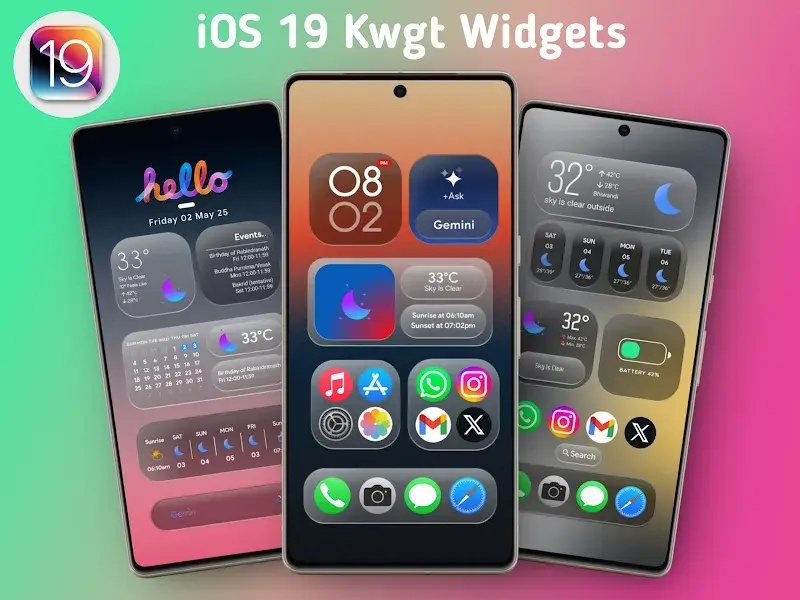 iOS 19 Kwgt screenshot 1