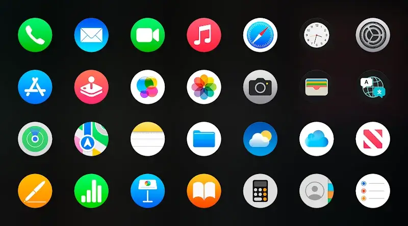 iPear Pro - Icon Pack (Round) screenshot 1