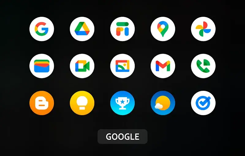 iPear Pro - Icon Pack (Round) screenshot 1