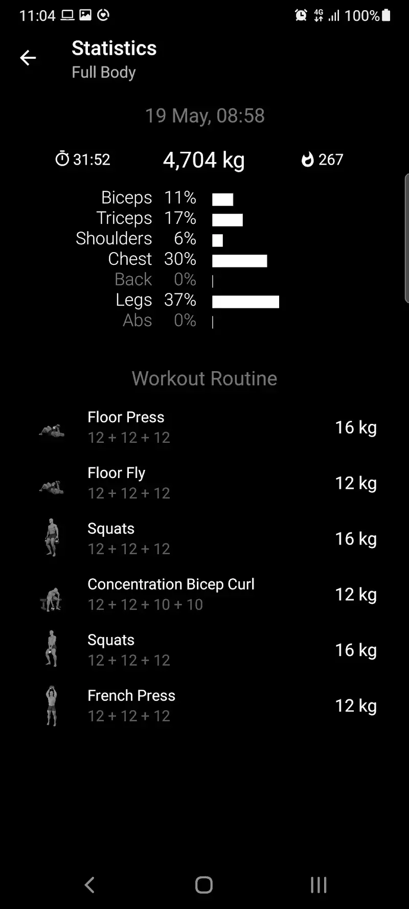 Kettlebell Home Workout screenshot 1