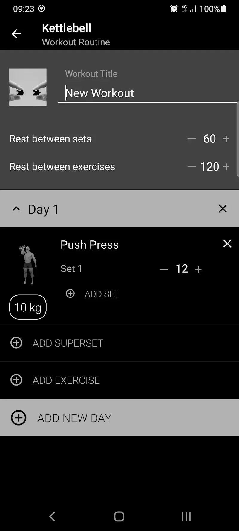Kettlebell Home Workout screenshot 1
