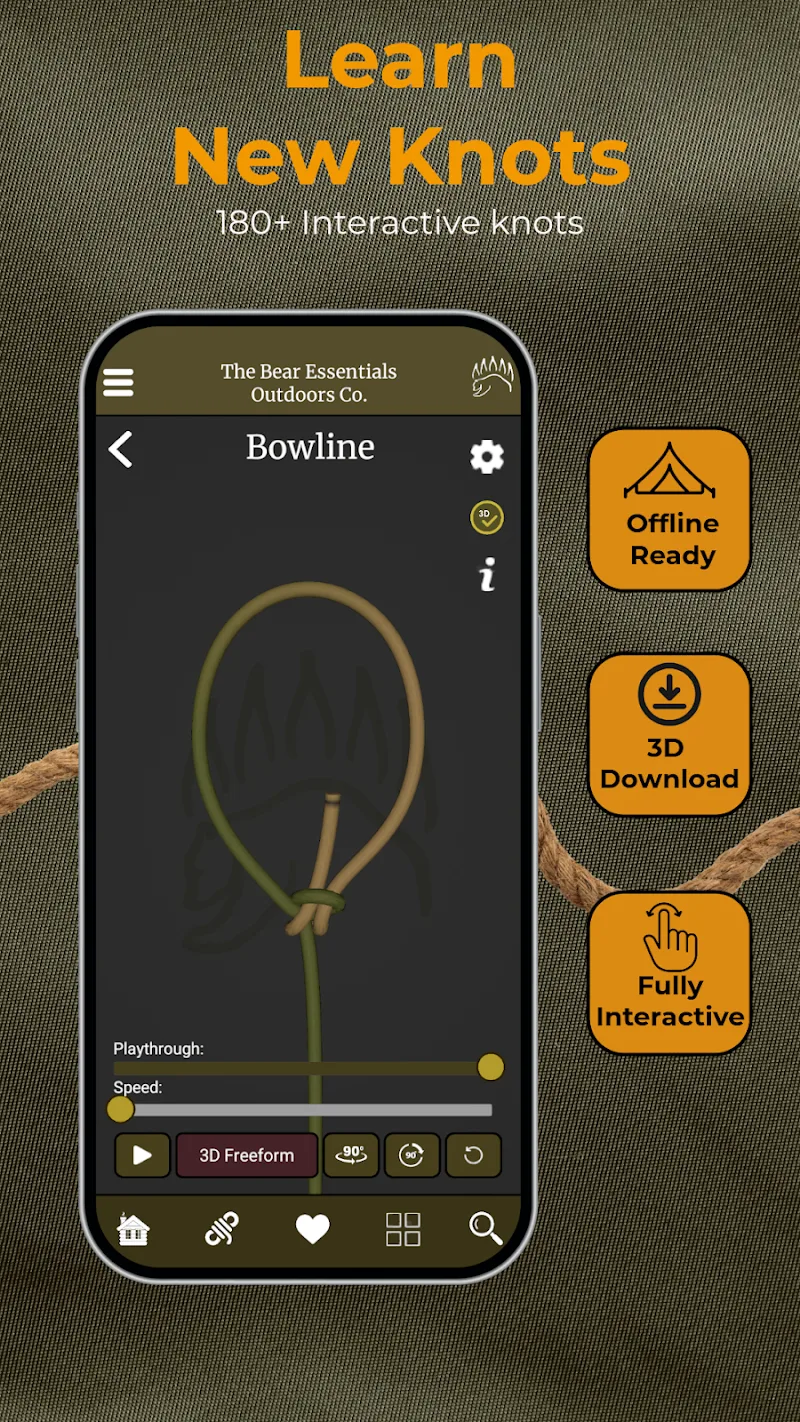 Knot IQ - The Bear Essentials screenshot 1