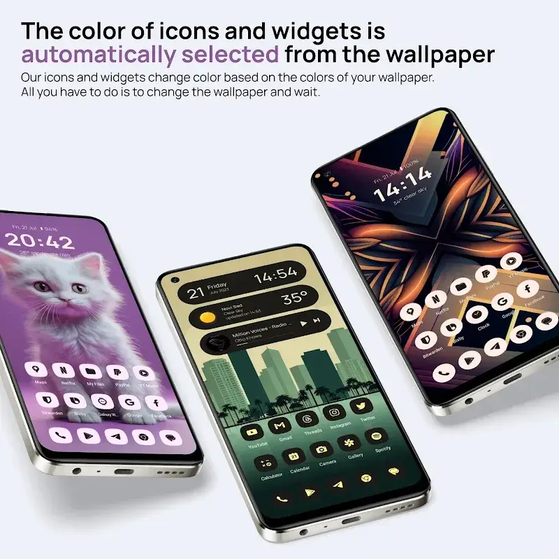 Lena Adaptive: Icon Pack screenshot 1