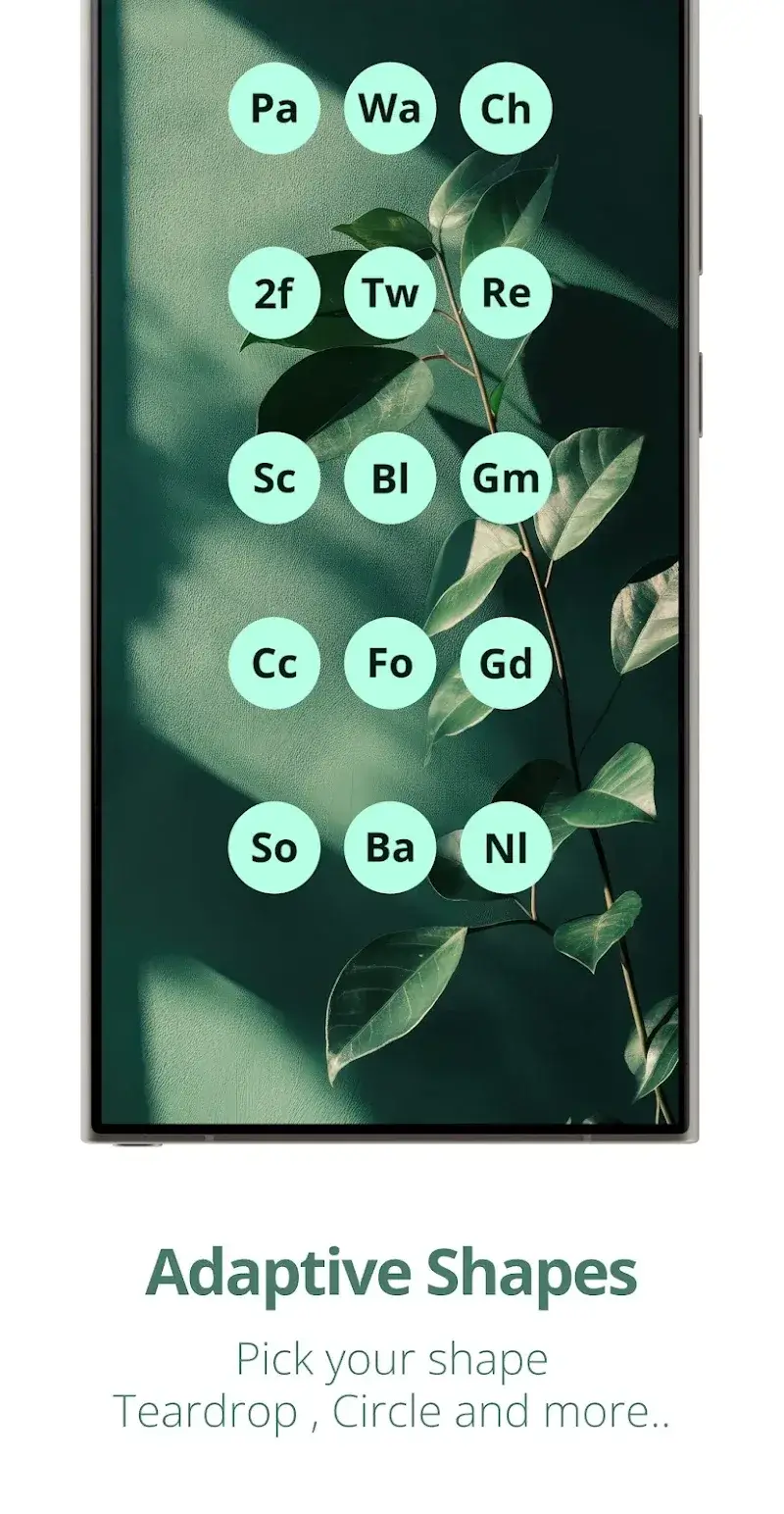 Letters Material You Icon Pack screenshot 1