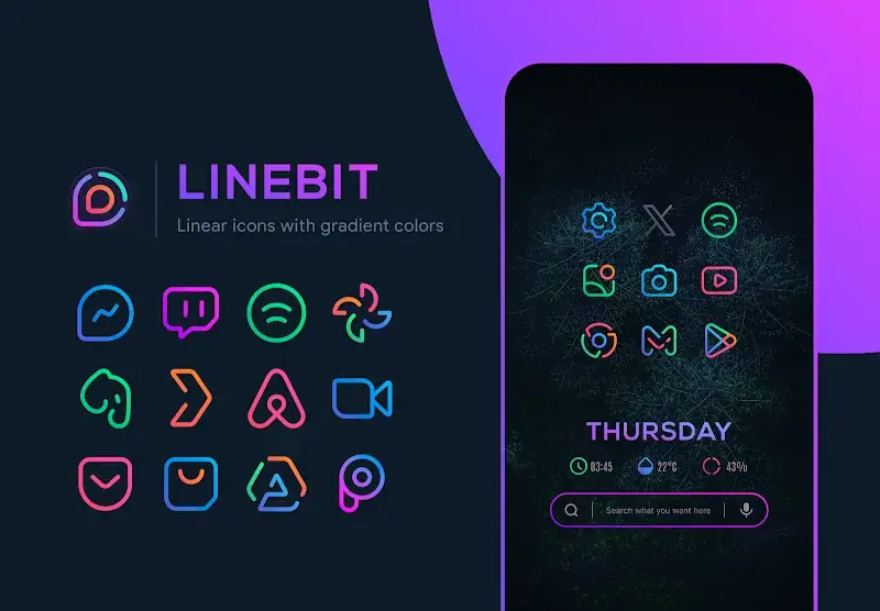 Linebit Icon Pack screenshot 1