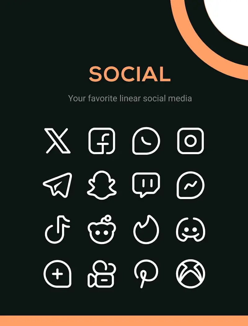 Linebit Light Icon Pack screenshot 1